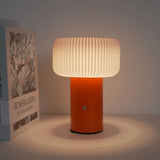Modern Pleated LED Table Lamp for Cozy Ambient Lighting