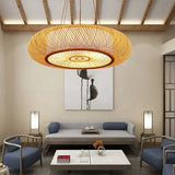 Handwoven Rattan Pendant Ceiling Light