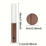 Modern Wooden LED Wall Sconce Minimalist Decorative Wall Light