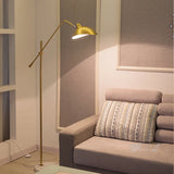 Modern Adjustable Arc Floor Lamp Metal LED Reading Light