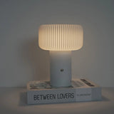 Modern Pleated LED Table Lamp for Cozy Ambient Lighting