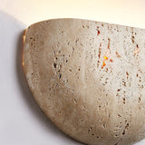 Travertine Stone Wall Sconce Modern Minimalist Ambient Wall Light