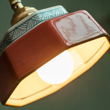 Vintage Ceramic Pendant Ceiling Light