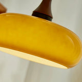 Amber Glass Retro Pendant Ceiling Light