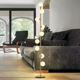Modern LED Globe Floor Lamp Minimalist Standing Light for Living Room