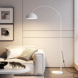 Modern Gold Arc Floor Lamp Adjustable LED Reading Light