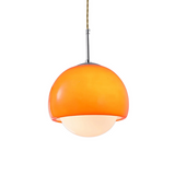 Modern Frosted Glass Globe Pendant Light