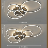 Modern LED Ring Ceiling Light for Elegant Living Spaces