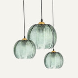 Green Glass Pendant Ceiling Light