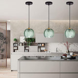 Green Glass Pendant Ceiling Light