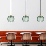 Green Glass Pendant Ceiling Light