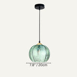 Green Glass Pendant Ceiling Light