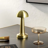 Rechargeable Cordless Metal LED Table Lamp for Elegant Ambient Lighting