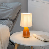 Modern Pleated Shade Table Lamp for Warm Ambient Lighting