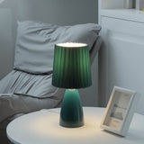 Modern Pleated Shade Table Lamp for Warm Ambient Lighting