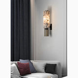 Luxury Marble Wall Sconce Modern Gold Decorative LED Wall Light