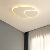 Modern Minimalist LED Ceiling Light with Abstract Ring Design