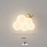 Cloud Shape LED Wall Lamp Modern Kids Room Decorative Light