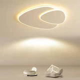 Modern Minimalist LED Ceiling Light with Abstract Ring Design