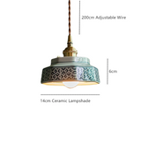 Vintage Ceramic Pendant Ceiling Light