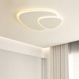 Modern Minimalist LED Ceiling Light with Abstract Ring Design