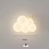 Cloud Shape LED Wall Lamp Modern Kids Room Decorative Light