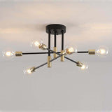 Modern Sputnik LED Ceiling Chandelier for Stylish Interior Lighting