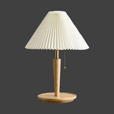 Elegant Pleated Fabric Table Lamp for Warm Ambient Lighting