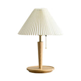 Elegant Pleated Fabric Table Lamp for Warm Ambient Lighting