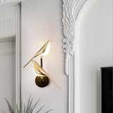 Modern Bird Wall Lamp Luxury Gold Decorative LED Wall Light