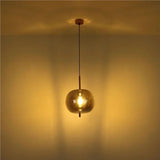 Modern Smoked Glass Cluster Pendant Light