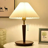 Elegant Pleated Fabric Table Lamp for Warm Ambient Lighting