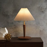 Elegant Pleated Fabric Table Lamp for Warm Ambient Lighting