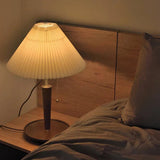 Elegant Pleated Fabric Table Lamp for Warm Ambient Lighting