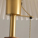 Elegant Pleated Fabric Table Lamp for Warm Ambient Lighting