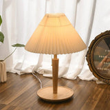 Elegant Pleated Fabric Table Lamp for Warm Ambient Lighting
