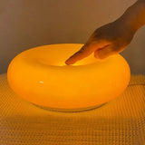 Modern Glass Disc Wall Lamp Minimalist Ambient LED Wall Light
