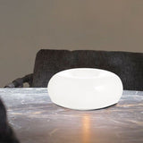 Modern Glass Disc Wall Lamp Minimalist Ambient LED Wall Light